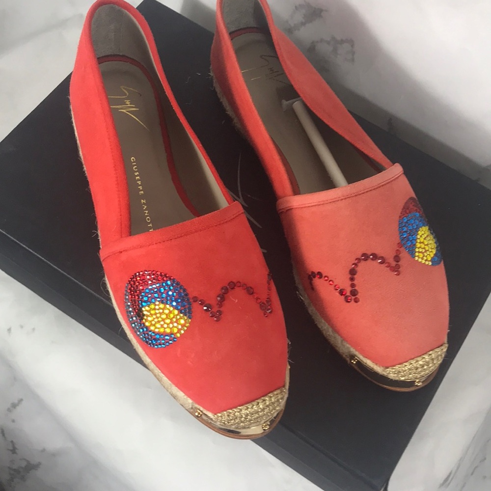 NEW Giuseppe zannoti espadrille flats slip on - Picture 4 of 7